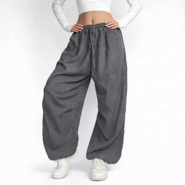 Штани "Вельвет" Сірі