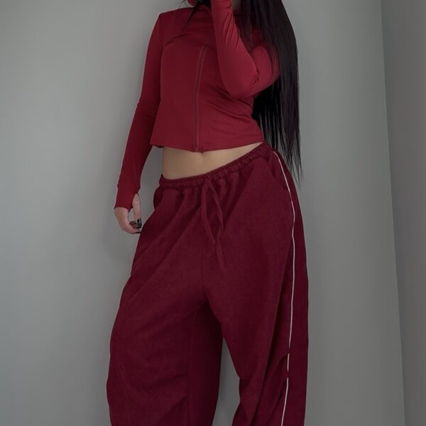 Штани "Вельвет" Бордові