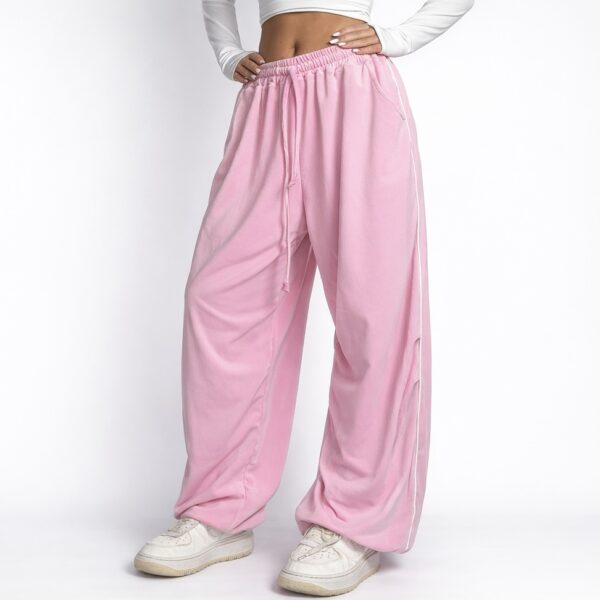 Велюрові спортивні штани Рожевий