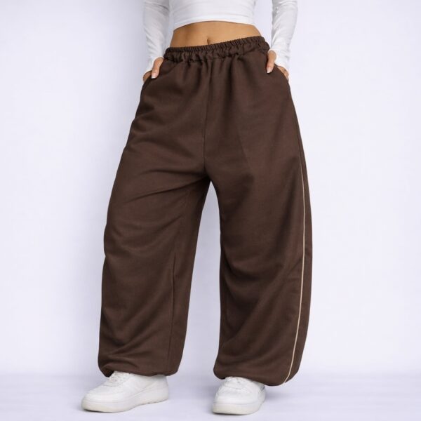 Штани «матня кант» коричневий